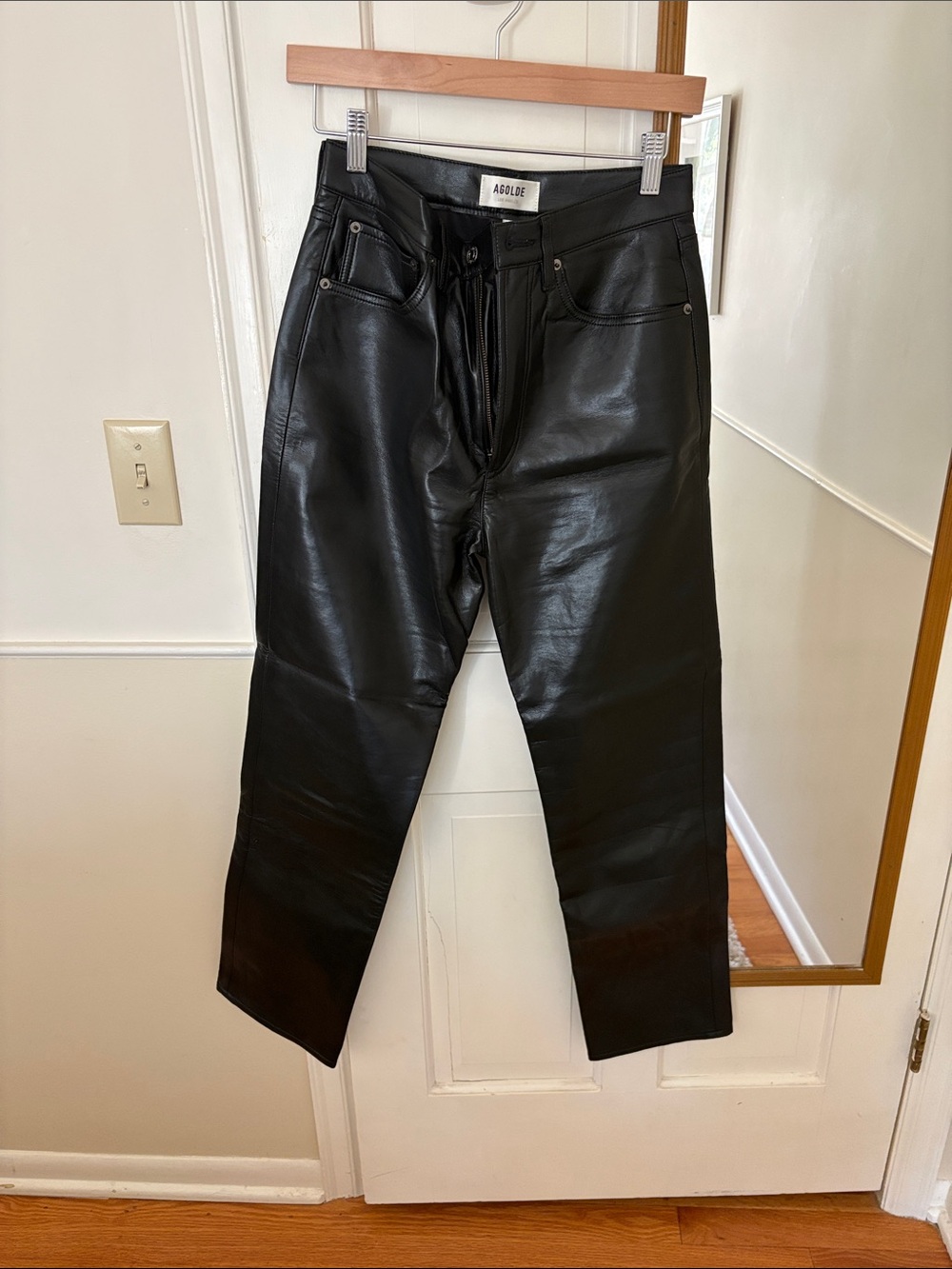 AGOLDE leather pants - size 27 - NWOT